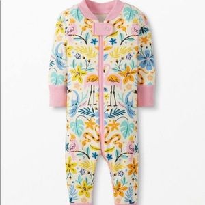 NWT Baby Zip Sleeper Flamingo Floral 2T